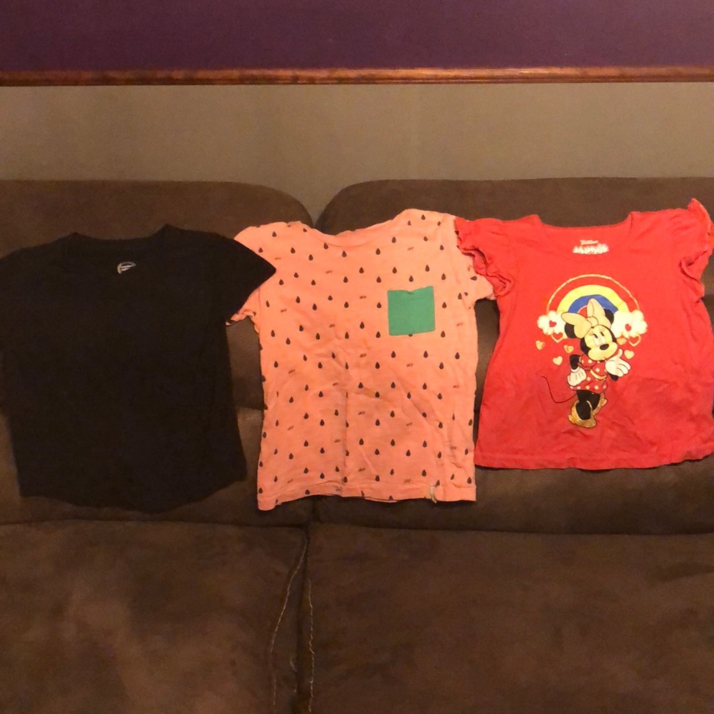 Lot of 3 Girls Toddler t shirts